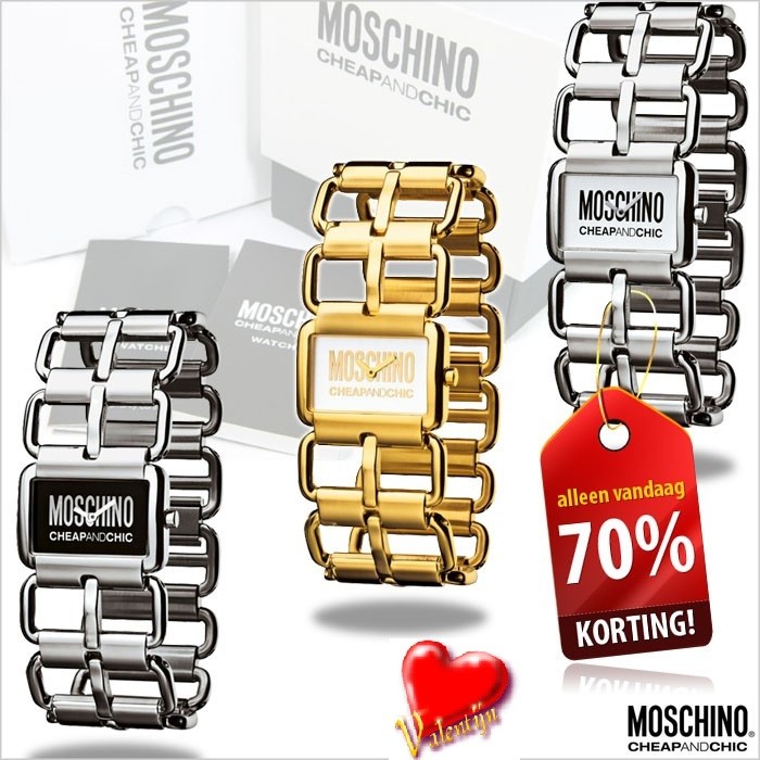 vsdeal.com - Moschino "Cheap And Chic" Horloge
