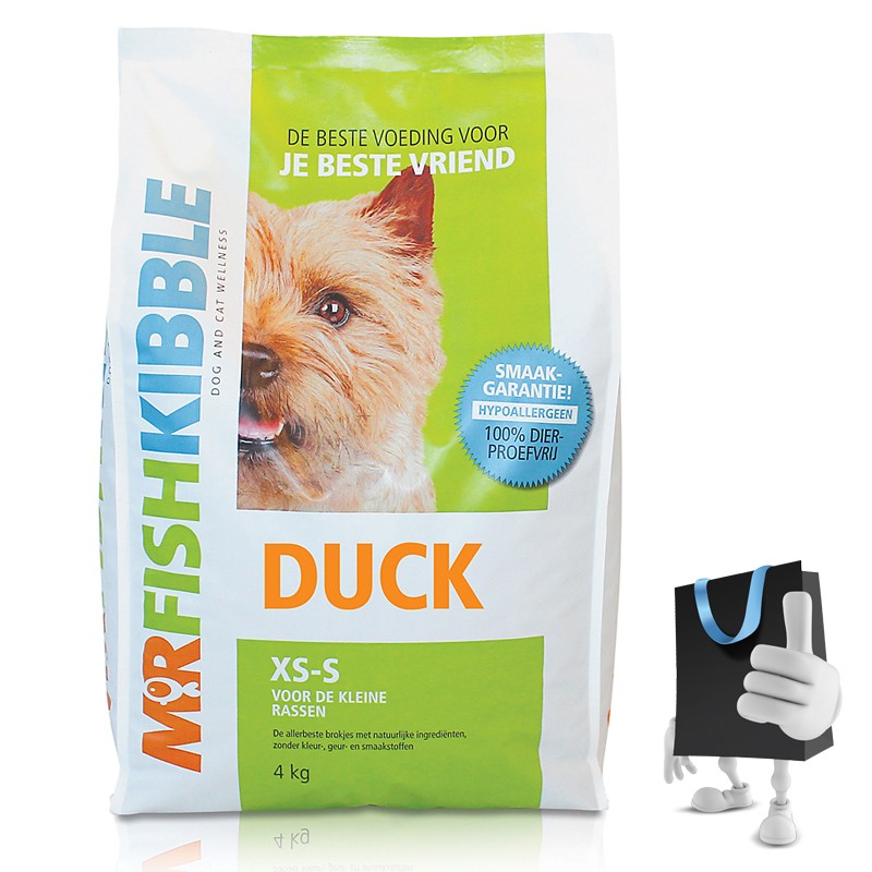 vsdeal.com - MrFishKibble Hypoallergeen hondenvoer met eend en rijst 4 kilo