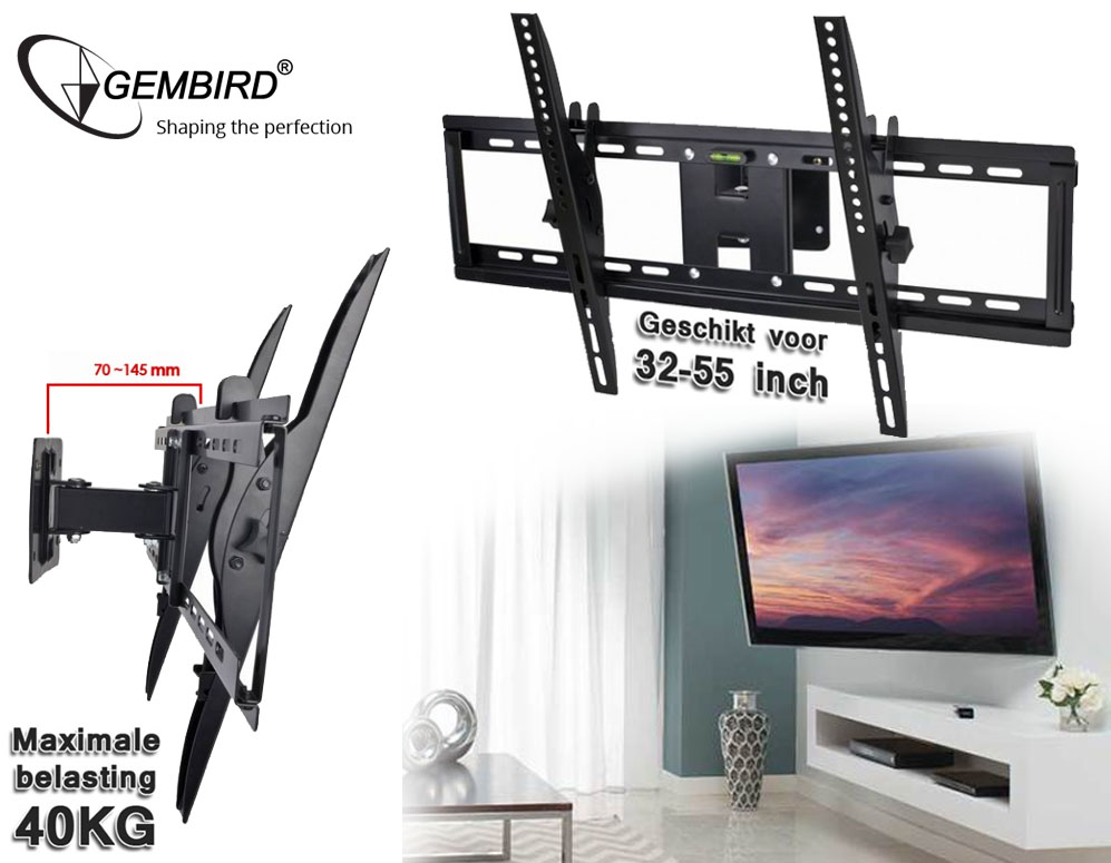 vsdeal.com - Muurbeugel voor 32 tot 55 inch TVs vsdeal.com - Muurbeugel voor 32 tot 55 inch TVs