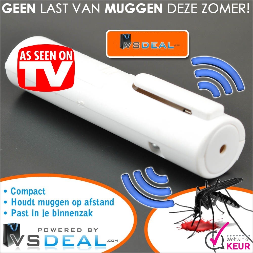 vsdeal.com - Nieuw de Ultrasone Muggenverjager!