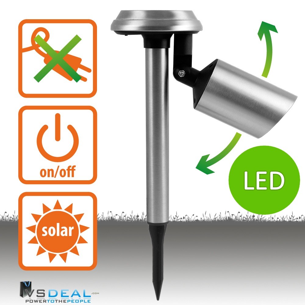 vsdeal.com - Nieuw Design RVS LED-tuinlamp van het merk Outdoor Lights