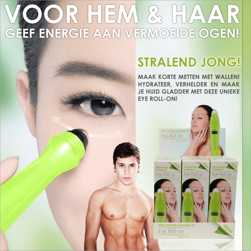 vsdeal.com - Nieuw Eye Roll-On. Nooit geen wallen meer! Voor Hem & Haar vsdeal.com - Nieuw Eye Roll-On. Nooit geen wallen meer! Voor Hem & Haar