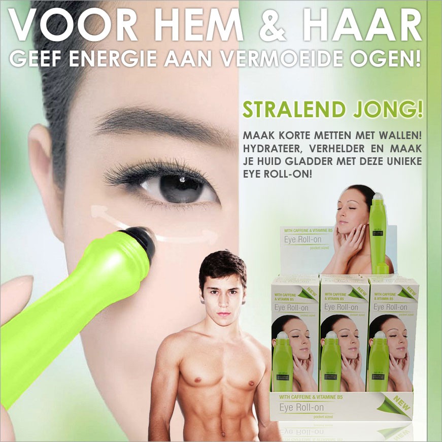 vsdeal.com - Nieuw Eye Roll-On. Nooit geen wallen meer!  Voor Hem & Haar