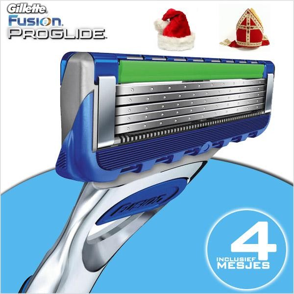 vsdeal.com - Nieuw Fusion ProGlide scheersysteem met 4 ProGlide scheermesjes