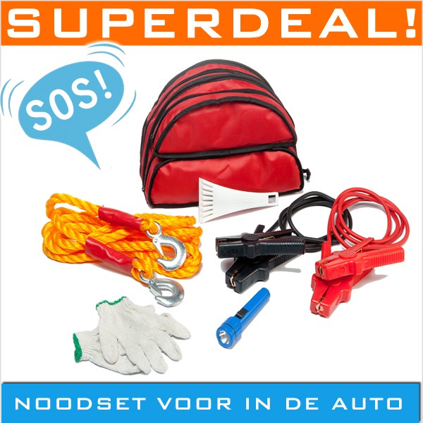 vsdeal.com - Nieuw Noodset voor in de auto 6 delig vsdeal.com - Nieuw Noodset voor in de auto 6 delig