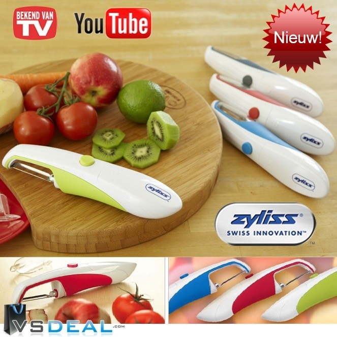 vsdeal.com - Nieuw Zyliss Elektrische Dunschiller OP=OP vsdeal.com - Nieuw Zyliss Elektrische Dunschiller OP=OP
