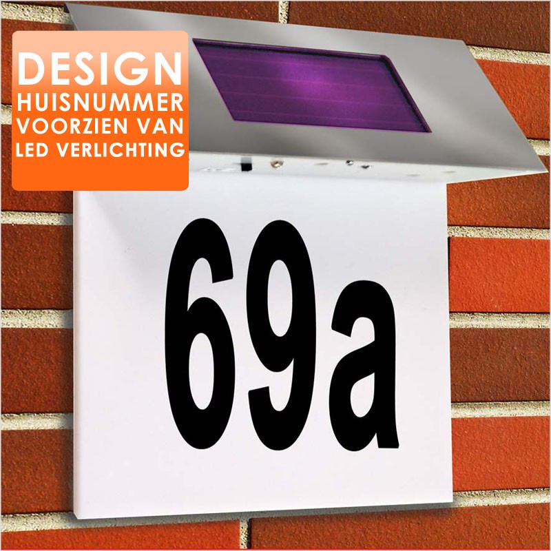 vsdeal.com - Oplaadbare Huisnummer Met LED Verlichting vsdeal.com - Oplaadbare Huisnummer Met LED Verlichting