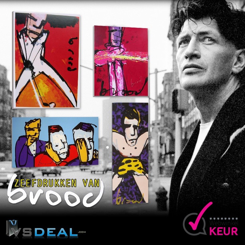 vsdeal.com - Originele zeefdrukken van Herman Brood EA vsdeal.com - Originele zeefdrukken van Herman Brood EA
