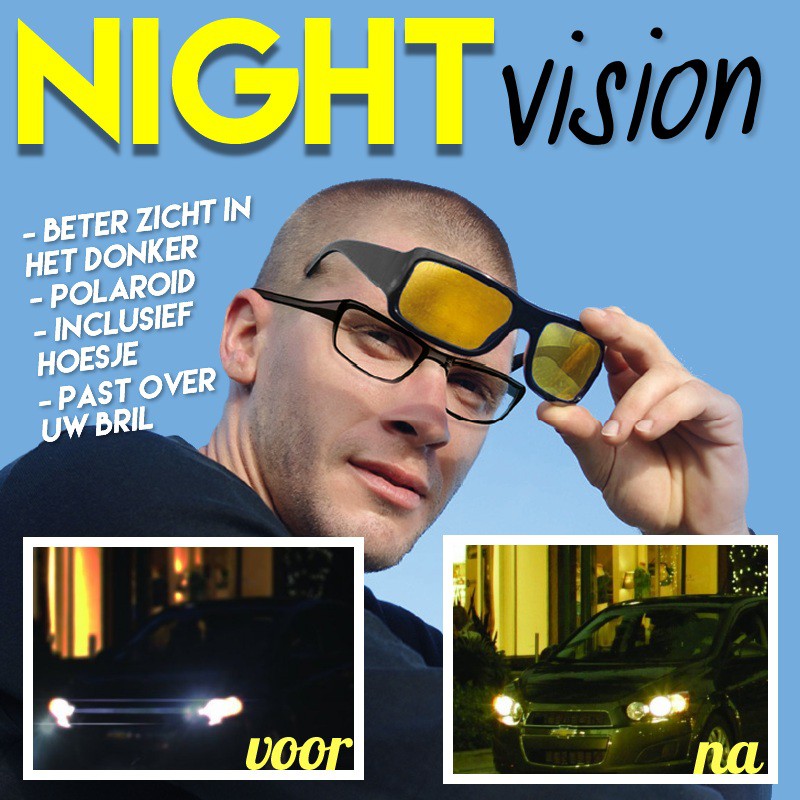 vsdeal.com - Overzet Nachtbril Deluxe NightVision vsdeal.com - Overzet Nachtbril Deluxe NightVision