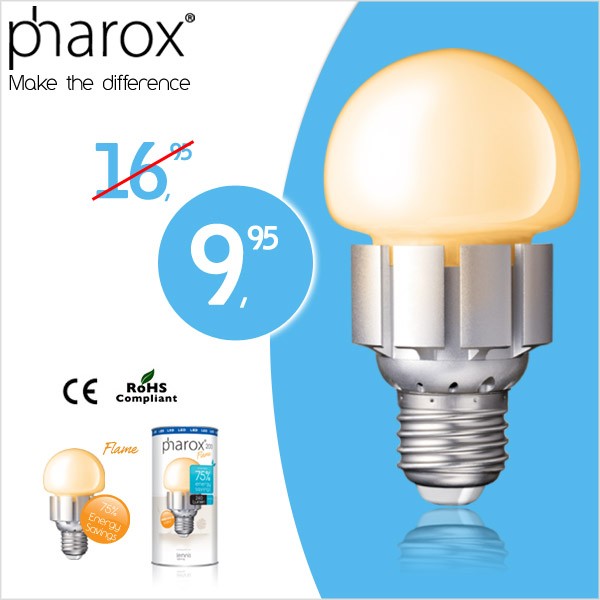 vsdeal.com - Pharox 200 Flame LED-lamp