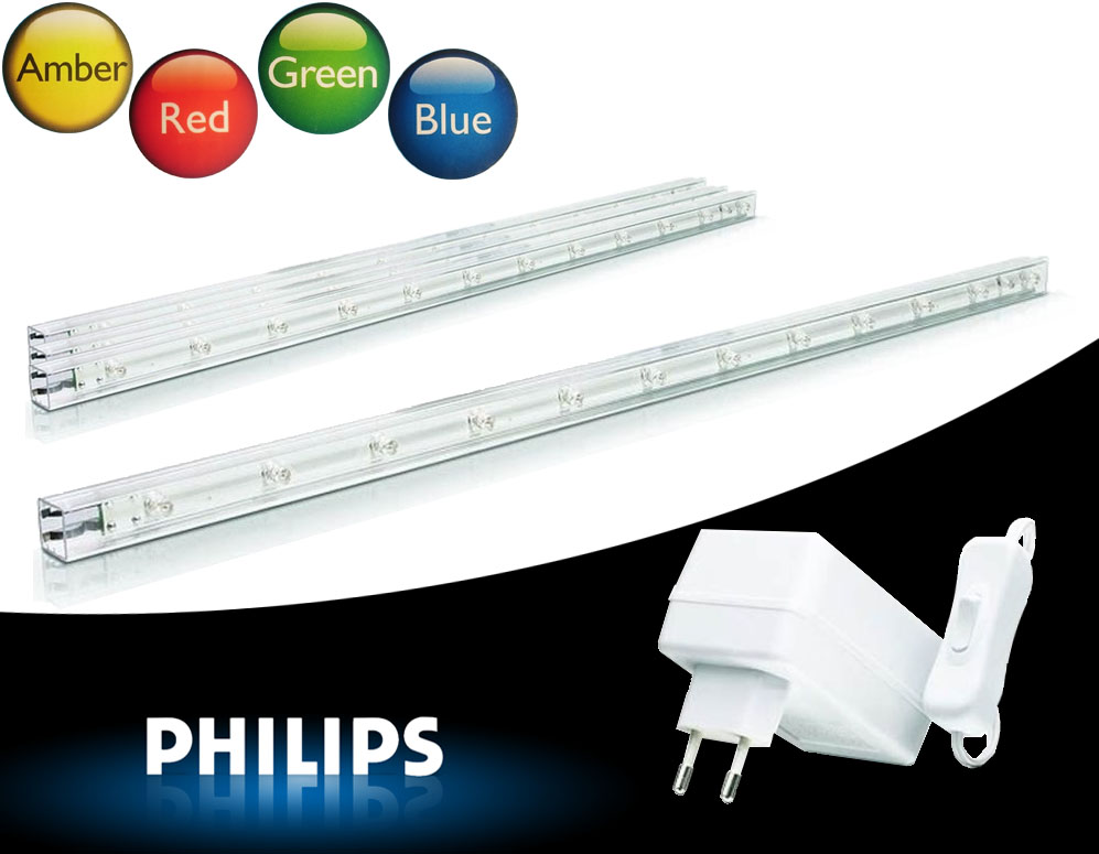 vsdeal.com - Philips 120 cm LED Strip Kit - 4 Kleuren vsdeal.com - Philips 120 cm LED Strip Kit - 4 Kleuren
