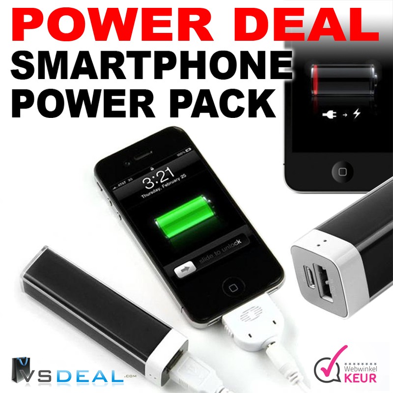 vsdeal.com - PowerBank Pro 2800 mAh om mobiele apparaten mee op te laden vsdeal.com - PowerBank Pro 2800 mAh om mobiele apparaten mee op te laden