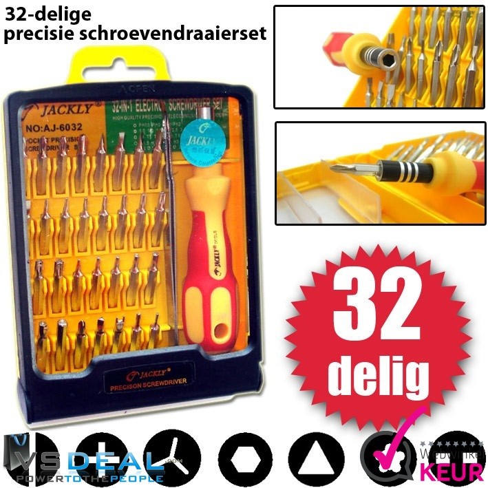 vsdeal.com - Professionele Precisie Gereedschap 32-dlg