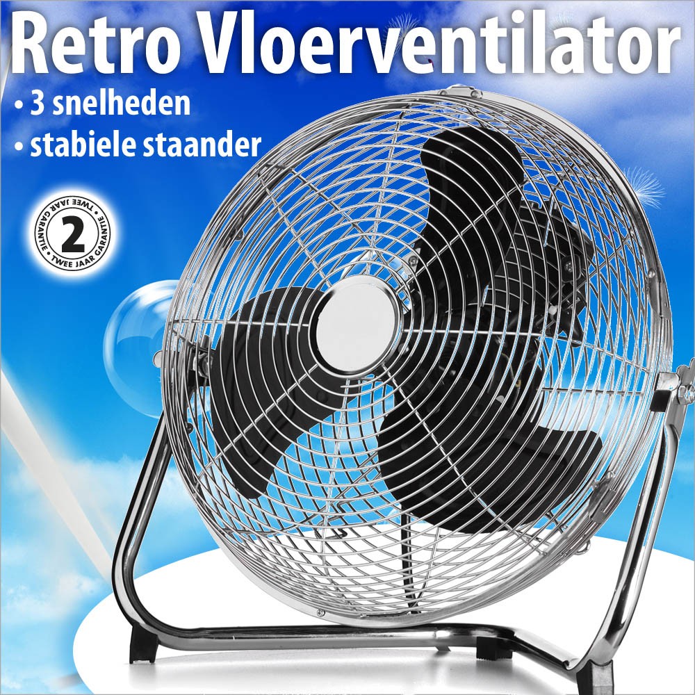 vsdeal.com - Retro Vloerventilator XL of XXL