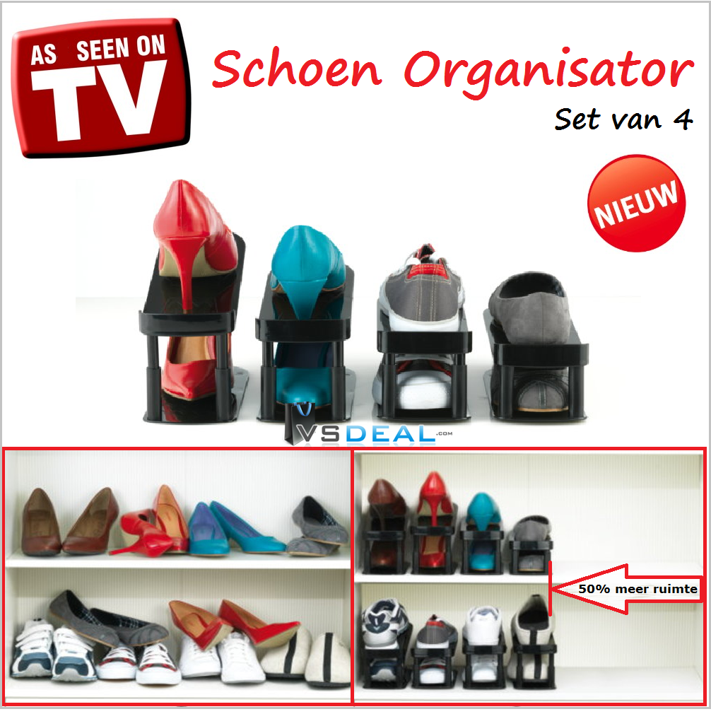 vsdeal.com - Schoen Organisator Set van 4. Lekker Handig