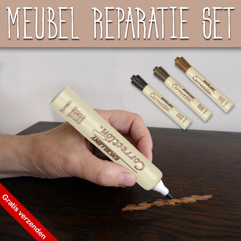 vsdeal.com - Set van 3 Meubel Reparatie Stift in 3 kleuren GRATIS VERZENDING!