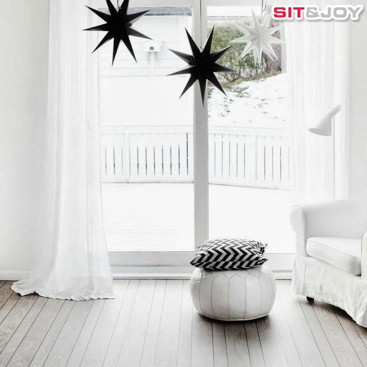 vsdeal.com - Sit & Joy Marokkaanse Poef | Zwart, wit en bruin vsdeal.com - Sit & Joy Marokkaanse Poef | Zwart, wit en bruin