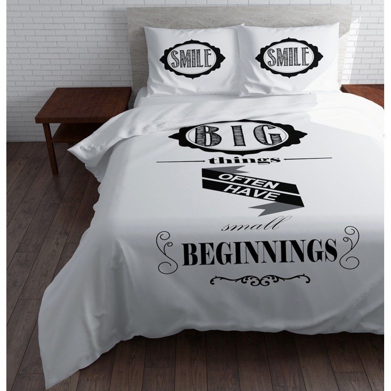 vsdeal.com - Sleeptime This is Life Dekbedovertrekset - Lits-jumeaux - 240 x 220 cm - Wit vsdeal.com - Sleeptime This is Life Dekbedovertrekset - Lits-jumeaux - 240 x 220 cm - Wit
