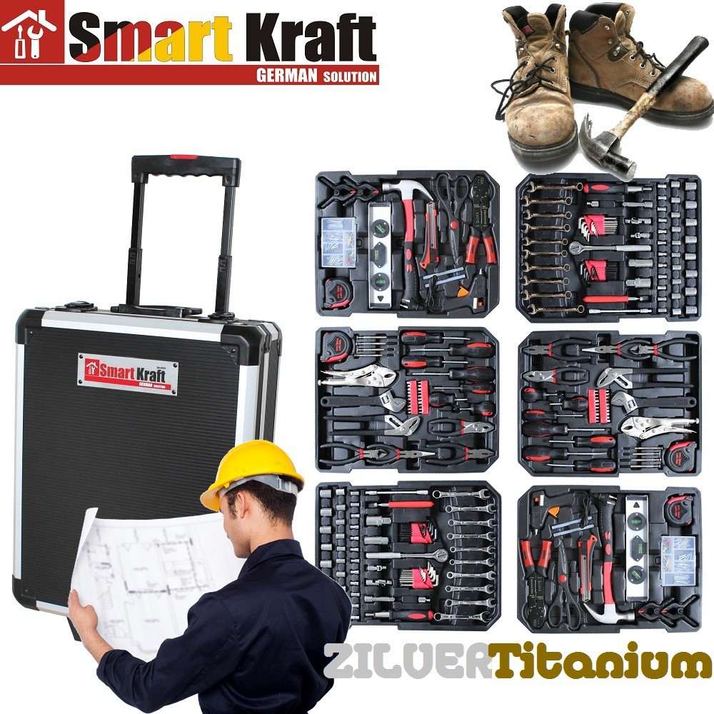 vsdeal.com - Smart Kraft 199-delige Professionele Gereedschapset OP=OP!