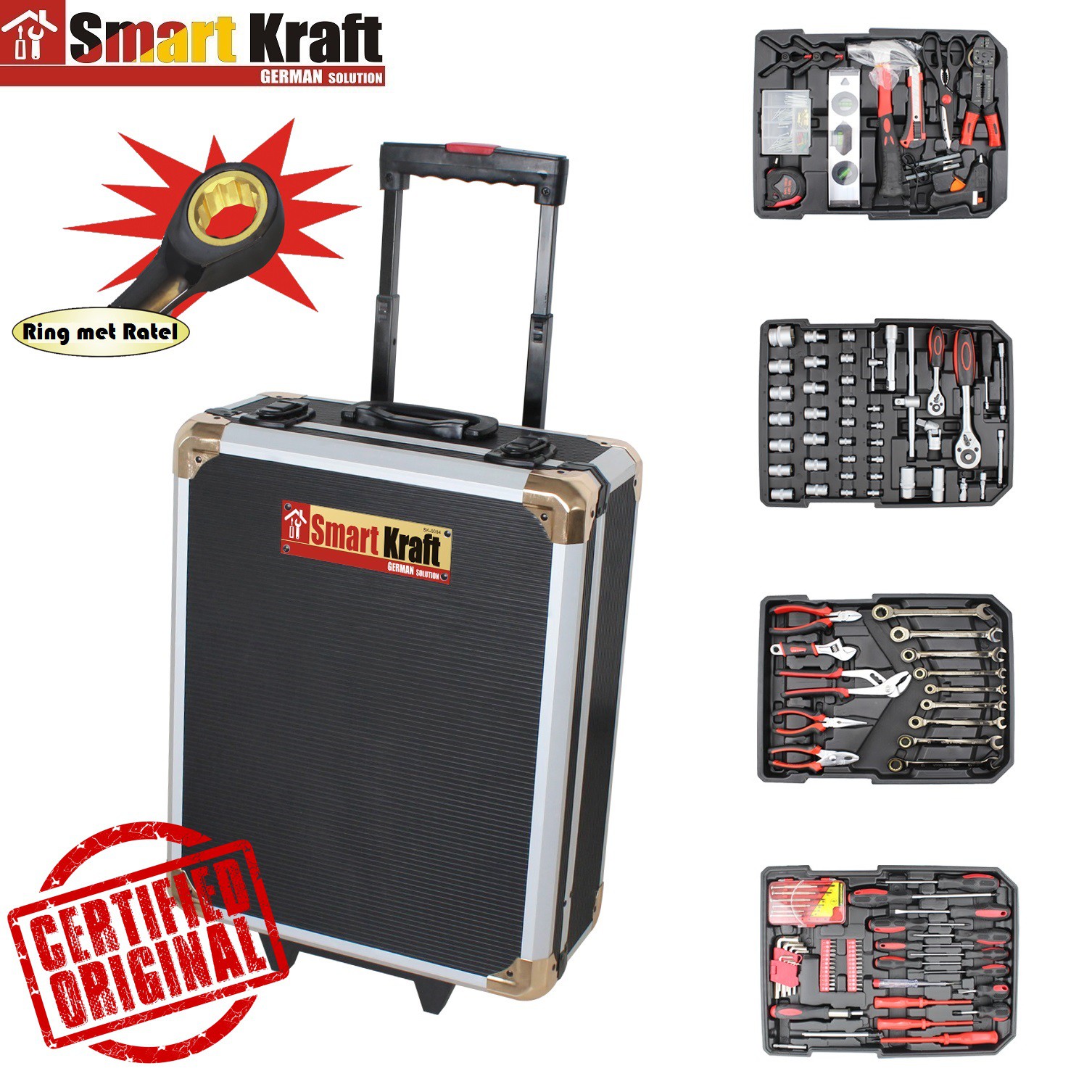 vsdeal.com - Smart Kraft TITANIUM Professionele Gereedschapset OP=OP vsdeal.com - Smart Kraft TITANIUM Professionele Gereedschapset OP=OP