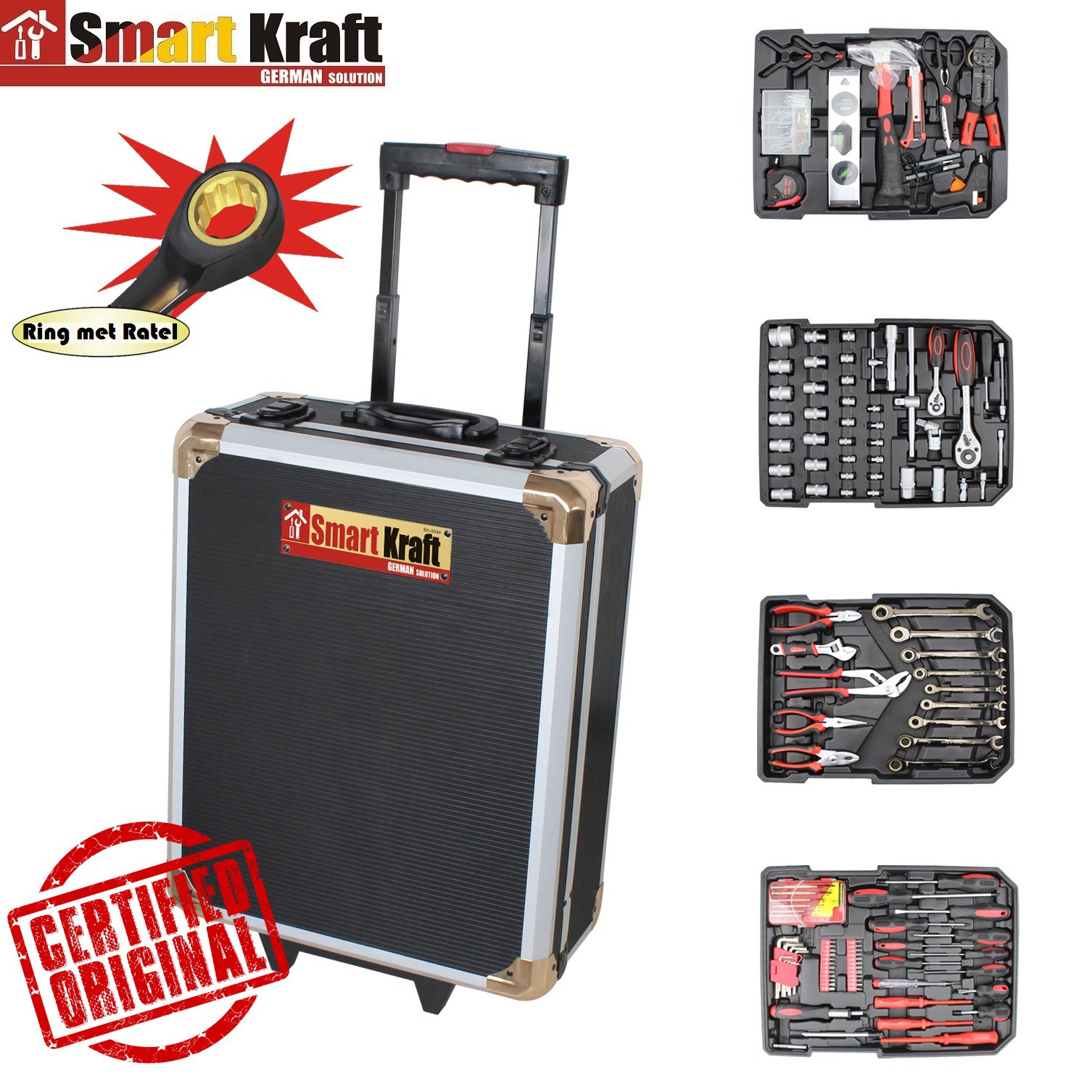 vsdeal.com - Smart Kraft TITANIUM Professionele Gereedschapset OP=OP