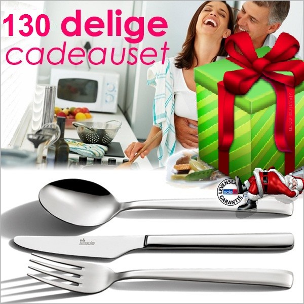 vsdeal.com - Sola 12 Persoons 130-delige luxe bestekset OP=OP vsdeal.com - Sola 12 Persoons 130-delige luxe bestekset OP=OP