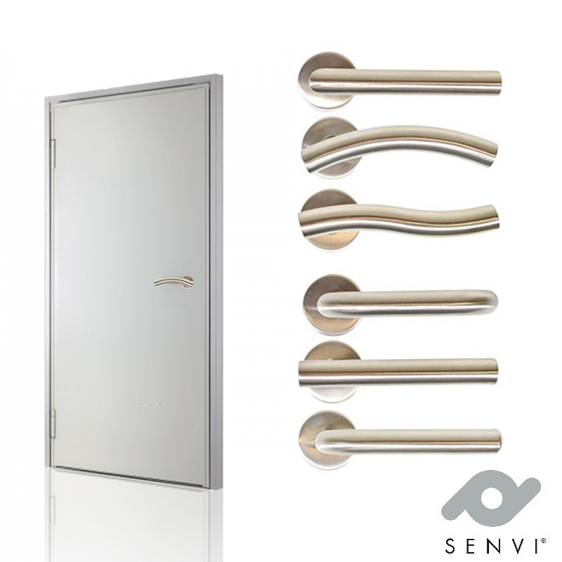 vsdeal.com - Stijlvolle luxe deurkrukken met RVS handgrepen met of zonder rozet keuze uit 6 modellen! vsdeal.com - Stijlvolle luxe deurkrukken met RVS handgrepen met of zonder rozet keuze uit 6 modellen!