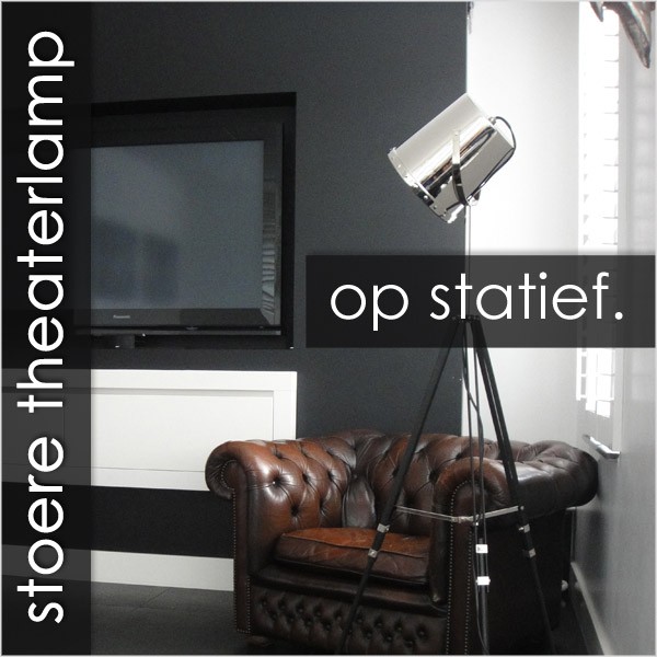 vsdeal.com - Stoere theaterlamp op statief vsdeal.com - Stoere theaterlamp op statief