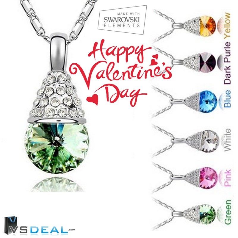 vsdeal.com - Swarovski Elements Design Collier druppel Valentijnsdag Tip! vsdeal.com - Swarovski Elements Design Collier druppel Valentijnsdag Tip!