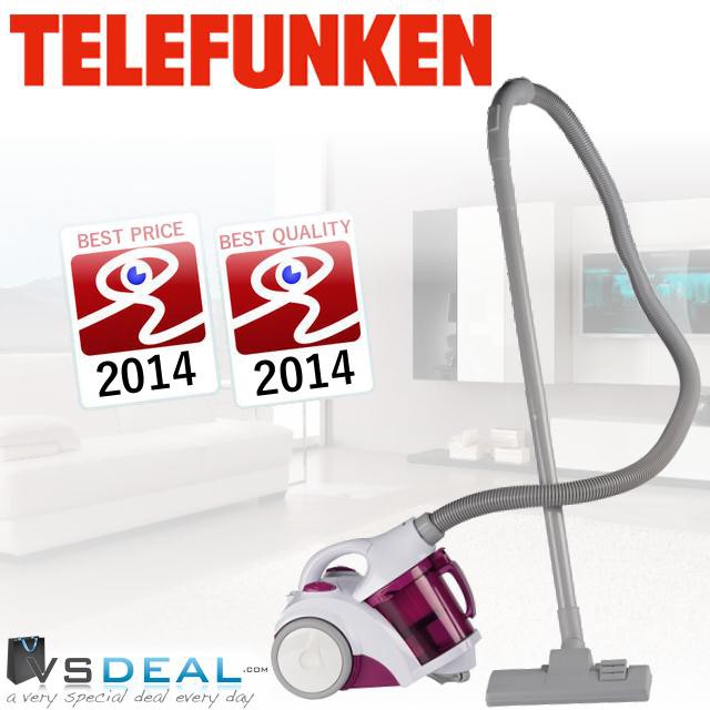 vsdeal.com - Telefunken Stofzakloze Stofzuiger met Cyclone Technologie OP=OP