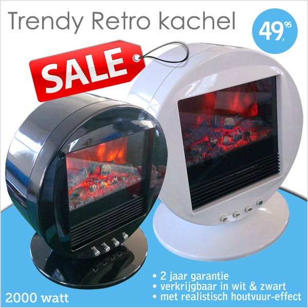 vsdeal.com - Trendy Retro Elektrische Kachel vsdeal.com - Trendy Retro Elektrische Kachel