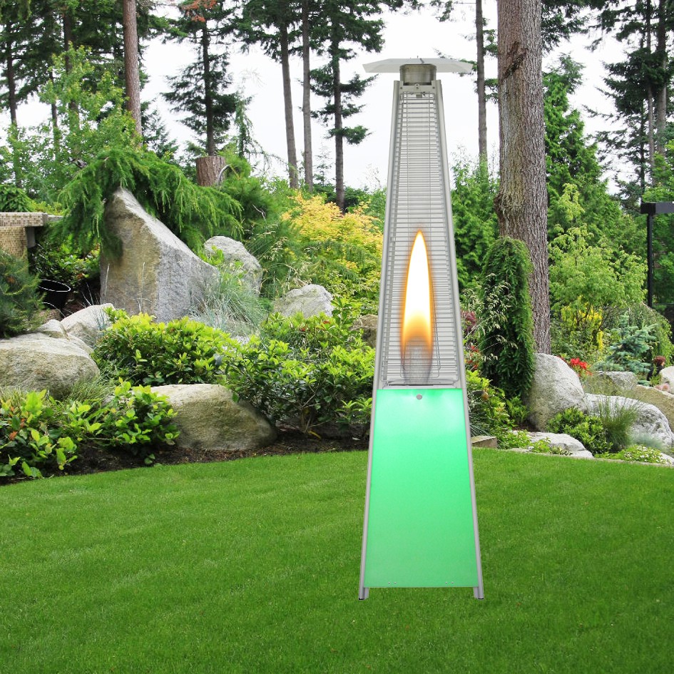 vsdeal.com - Trendy RVS Gaskachel met LED kleur wisselaar vsdeal.com - Trendy RVS Gaskachel met LED kleur wisselaar