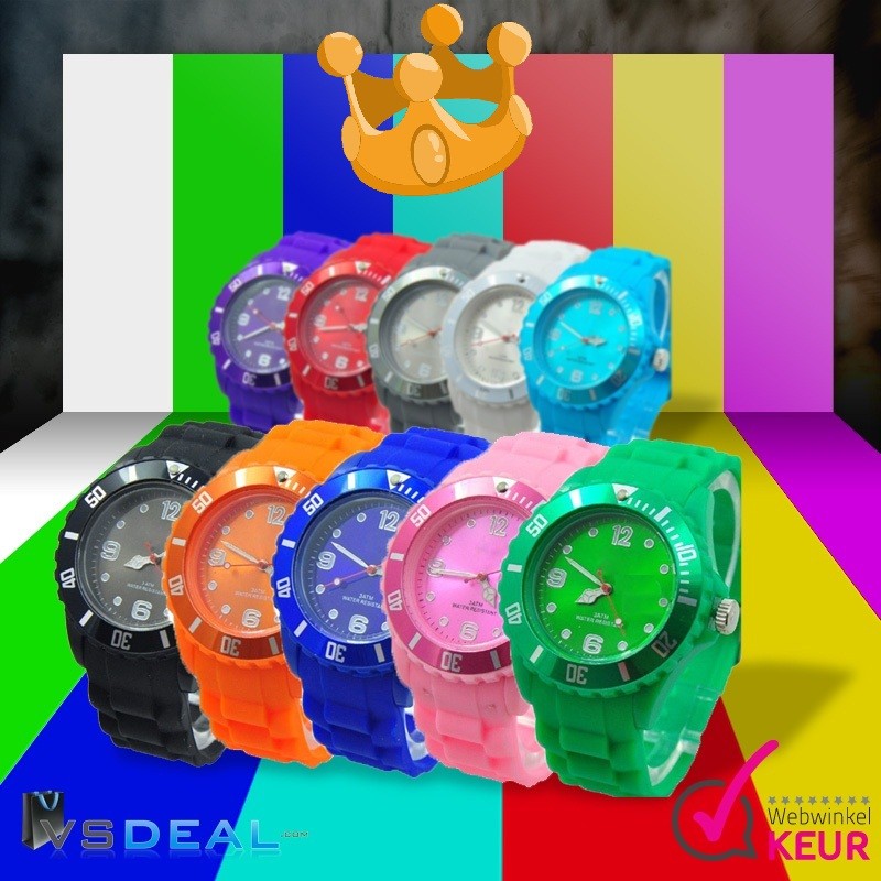 vsdeal.com - Trendy Silicone Watch voor Hem & Haar