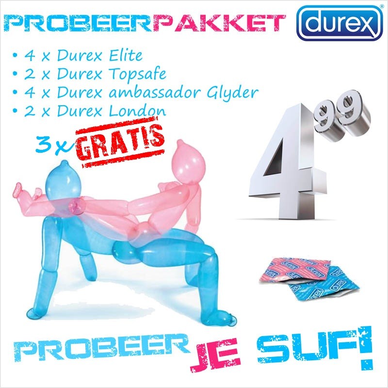 vsdeal.com - Ultiem Durex Probeer Pakket 15 Condooms