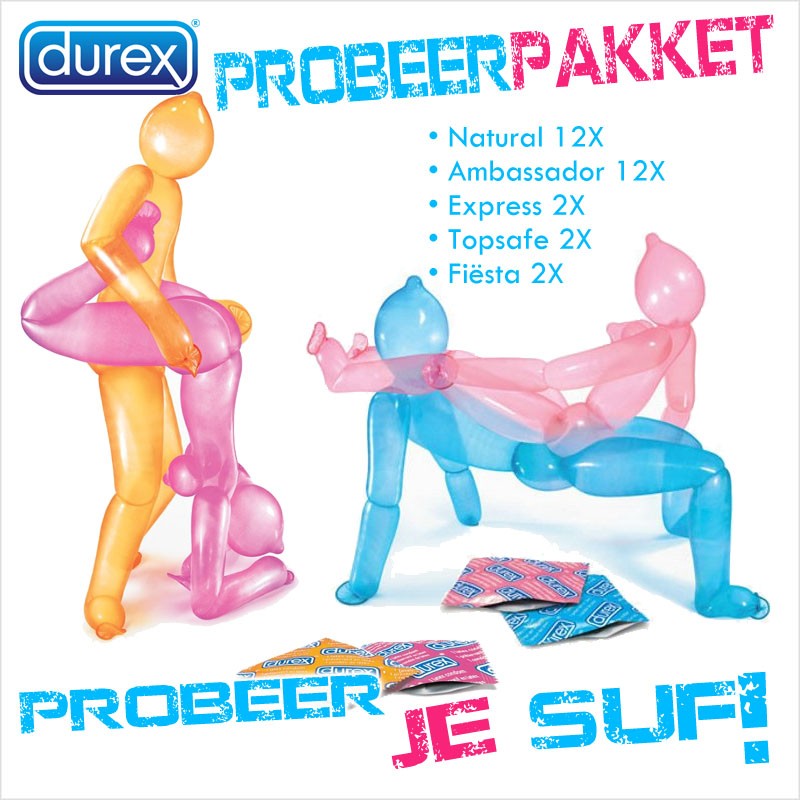 vsdeal.com - Ultiem Durex Probeer Pakket 30 Condooms