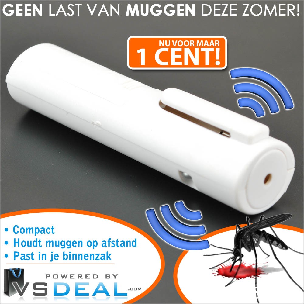 vsdeal.com - Ultrasone Muggenverjager! Wij Vieren Feest!!