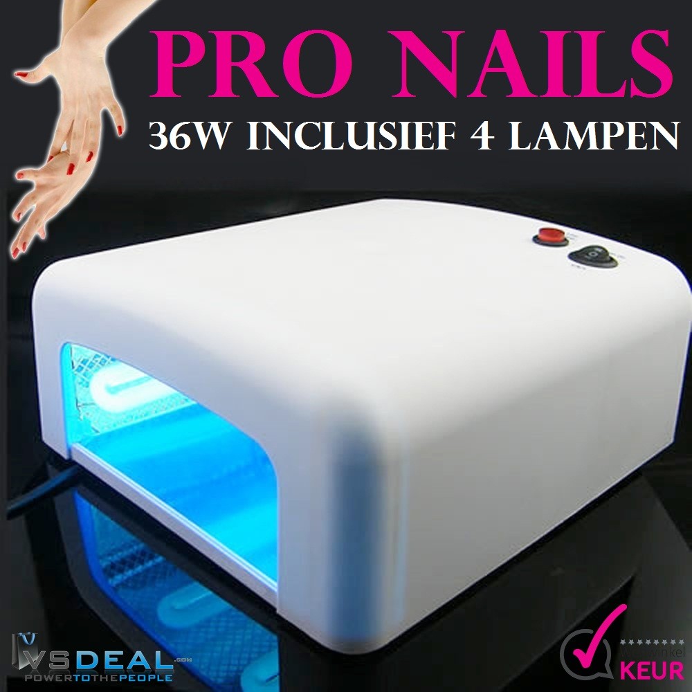 vsdeal.com - UV Nagel Droogtunnel 36W OP=OP