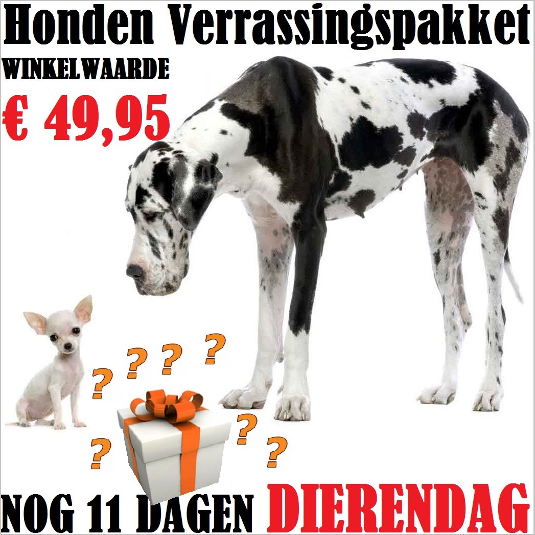 vsdeal.com - Verrassingspakket voor U en Uw Hond t.w.v. € 49,95
