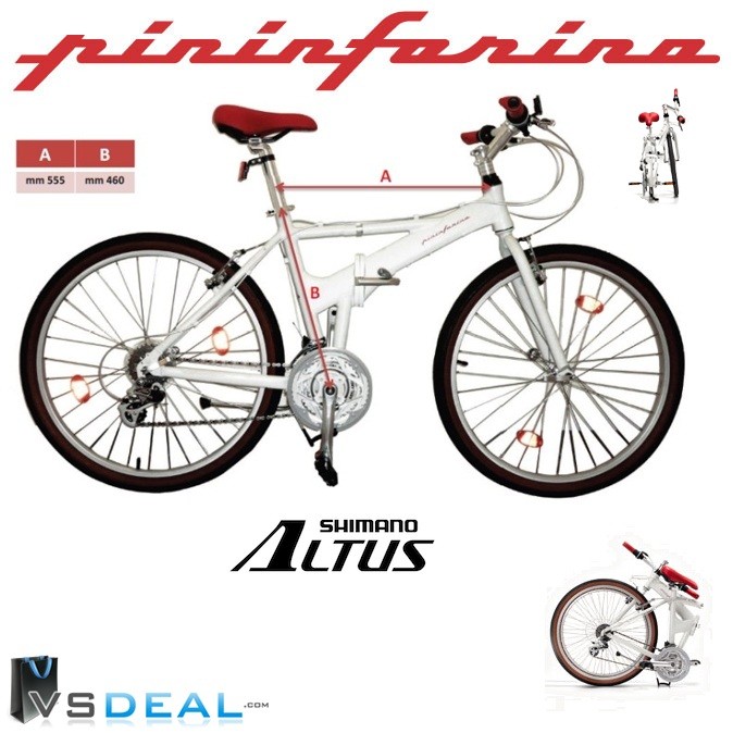 vsdeal.com - Vouwfiets Mountainbike ontworpen door Pininfarina