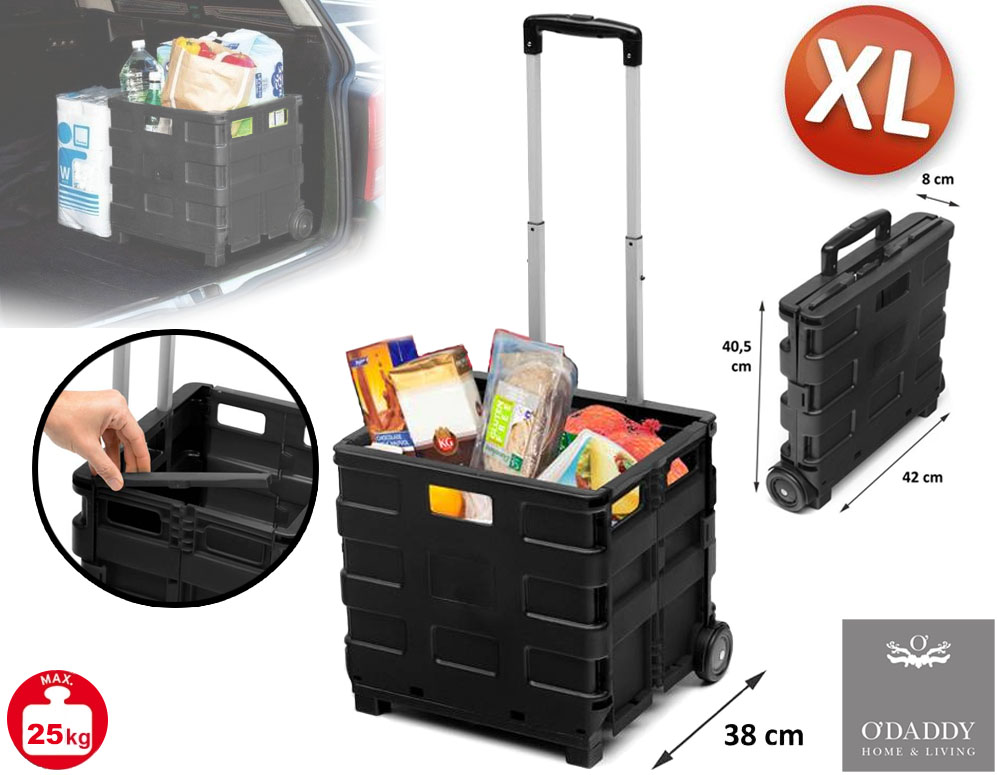 vsdeal.com - XL Vouwkrat op Wielen vsdeal.com - XL Vouwkrat op Wielen