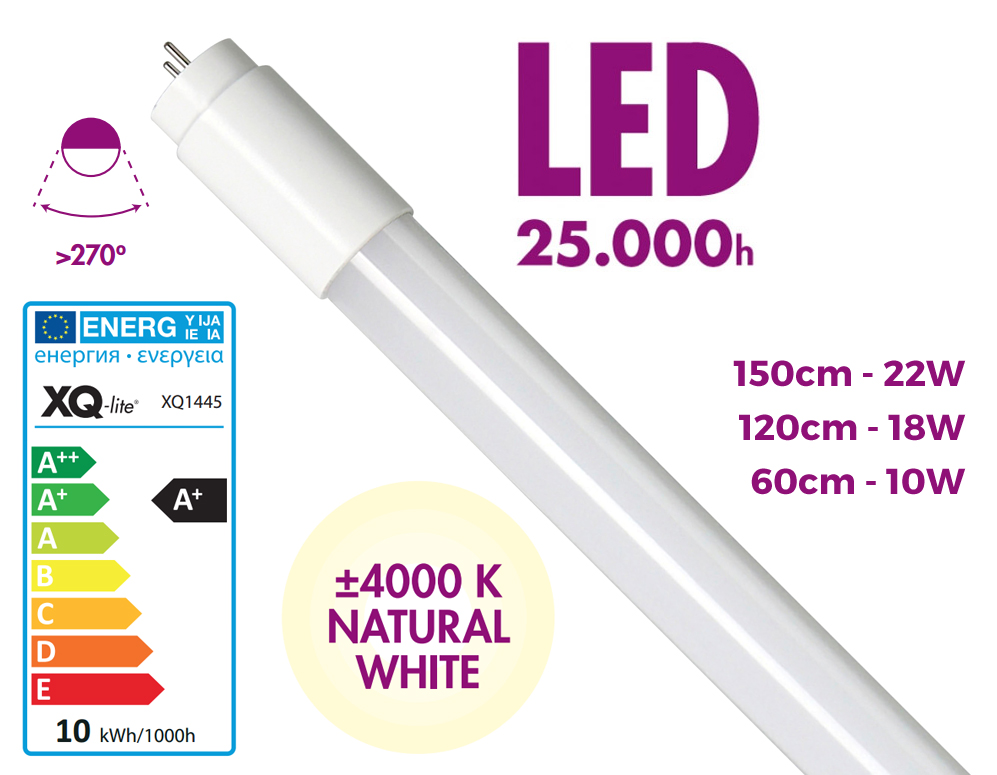 vsdeal.com - XQ LED TL-buizen (60, 120 en 150cm)