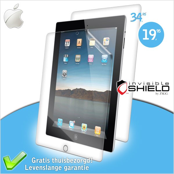 vsdeal.com - ZAGG® Invisible shield Ipad 2