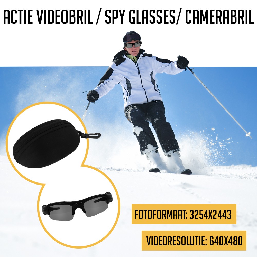 vsdeal.com - Zonnebril met ingebouwde camera OP=OP vsdeal.com - Zonnebril met ingebouwde camera OP=OP