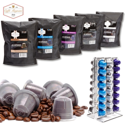 Waat? - 100 heerlijke Caffe Magnani koffiecups (5 verschillende smaken) Waat? - 100 heerlijke Caffe Magnani koffiecups (5 verschillende smaken)
