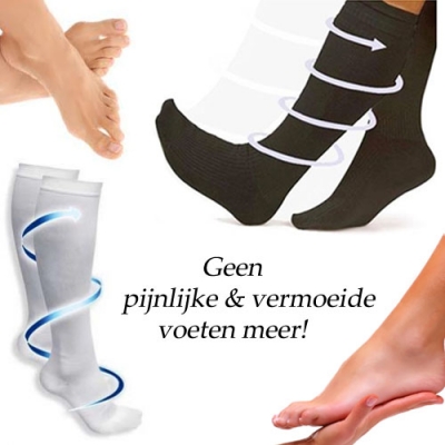 Waat? - 2 paar therapeutische compressiesokken Waat? - 2 paar therapeutische compressiesokken