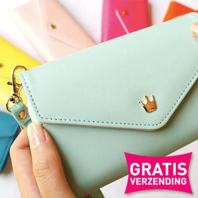 Waat? - 22-12 uur: Smartphone portefeuille (keuze uit 7 verschillende kleuren) Vandaag GRATIS verzending!