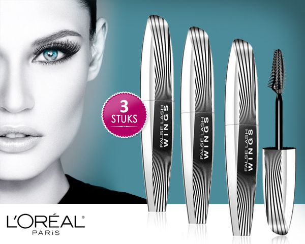 Waat? - 3-pack l'oreal false lash wings mascara Waat? - 3-pack l'oreal false lash wings mascara