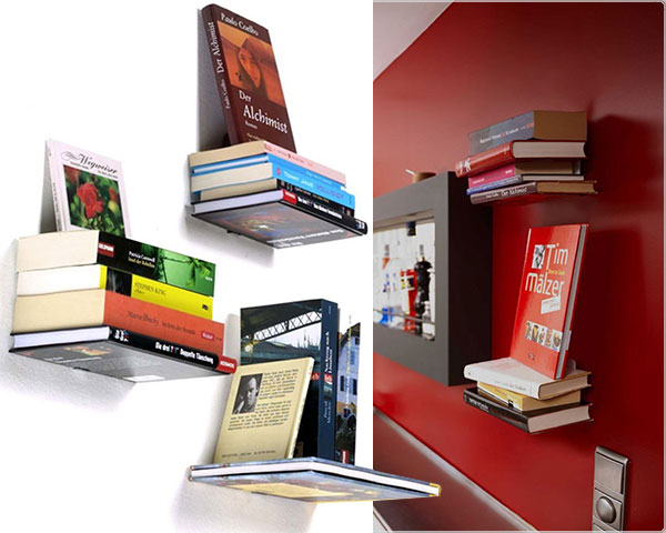 Waat? - 4, 8 of 12 stuks zwevende boekenplanken Waat? - 4, 8 of 12 stuks zwevende boekenplanken