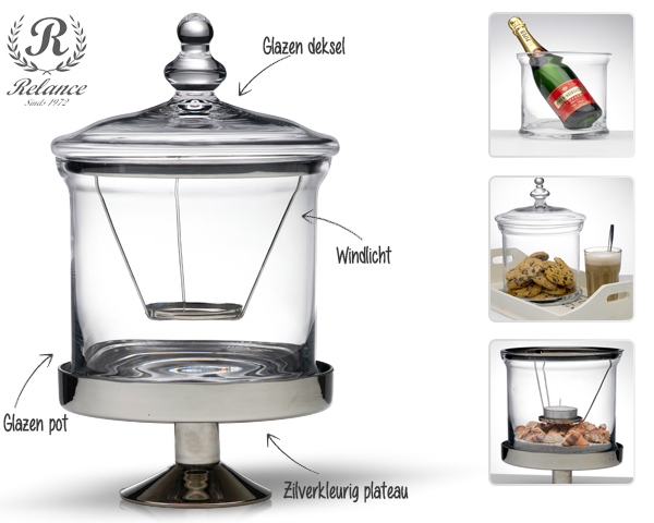 Waat? - 4-delige relance living glasset Waat? - 4-delige relance living glasset