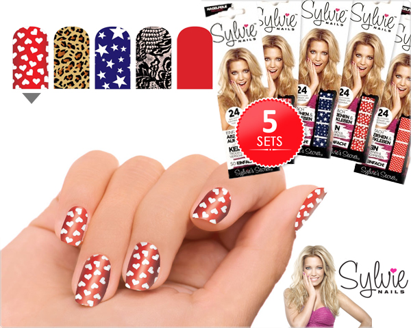 Waat? - 5 sets sylvie nails nagelstickers Waat? - 5 sets sylvie nails nagelstickers
